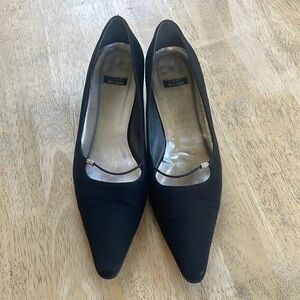 Vintage Stuart Weitzman Black Pointed Toe Pumps size 9.5